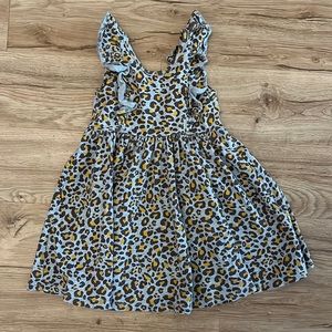 Monica and Andy Leopard Print Dress 4T
